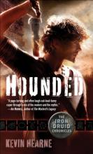 The cover for Hounded, the first book in the Iron Druid Chronicles